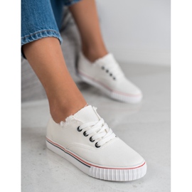 SHELOVET Zapatillas Textiles Blancas blanco 2