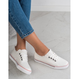SHELOVET Zapatillas Textiles Blancas blanco 3