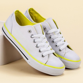 SHELOVET Zapatillas clásicas blancas blanco 1