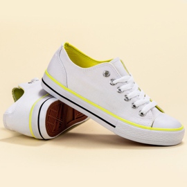 SHELOVET Zapatillas clásicas blancas blanco 4