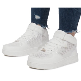 Zapatillas blancas High Force One blanco multicolor 1