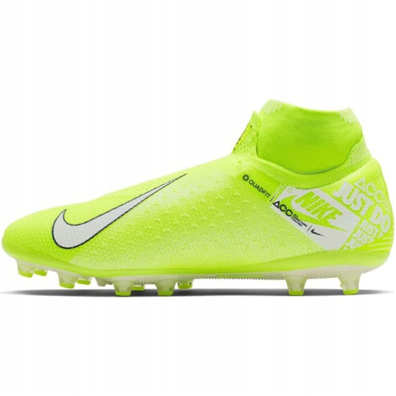 Zapatillas de fútbol Nike Phantom Vsn Elite Df Ag Pro M AO3261-717 amarillo amarillo 1