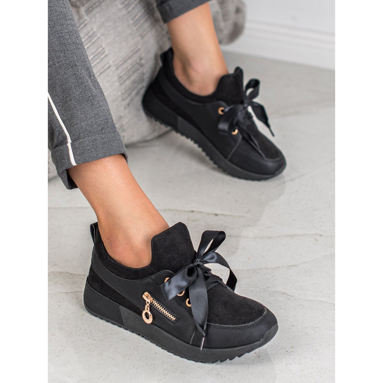 SHELOVET Zapatos brocados negro 2