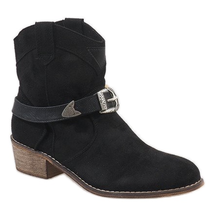 Botas de vaquero negras BS-6821 negro 1