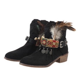 Botas de vaquero negras BS-6821 negro 3