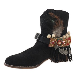 Botas de vaquero negras BS-6821 negro 2
