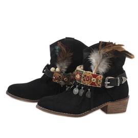 Botas de vaquero negras BS-6821 negro 4