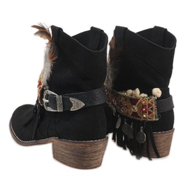 Botas de vaquero negras BS-6821 negro 5