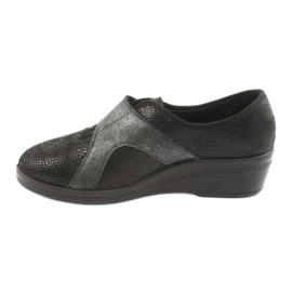Zapatos de mujer befado pu 032D002 negro gris 2