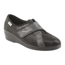 Zapatos de mujer befado pu 032D002 negro gris 1