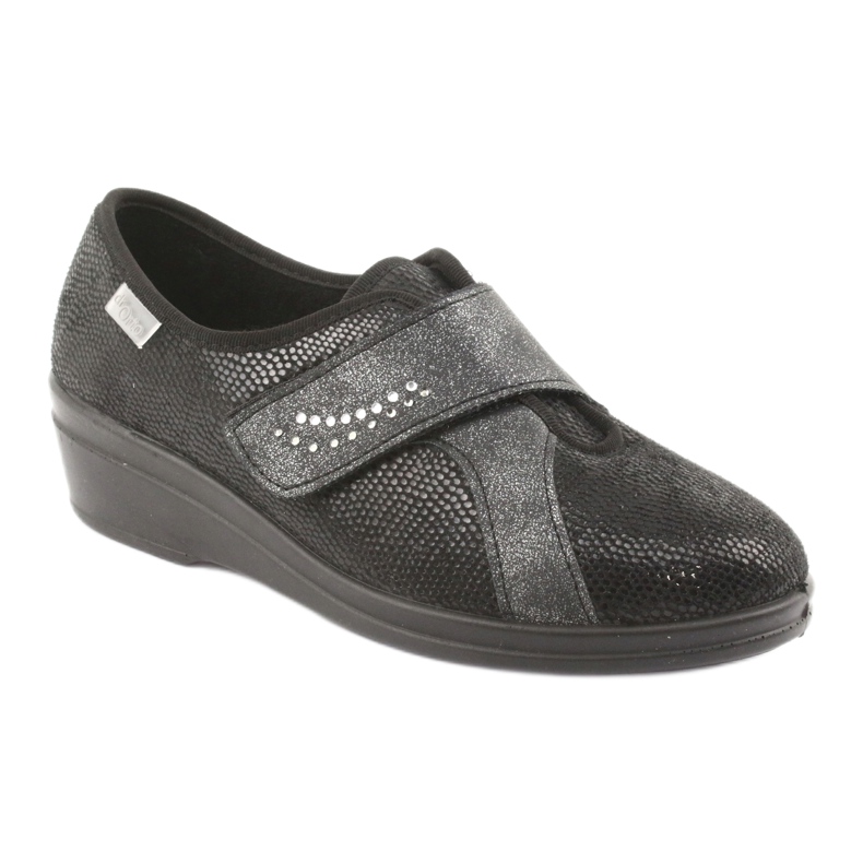 Zapatos de mujer befado pu 032D002 negro gris 1