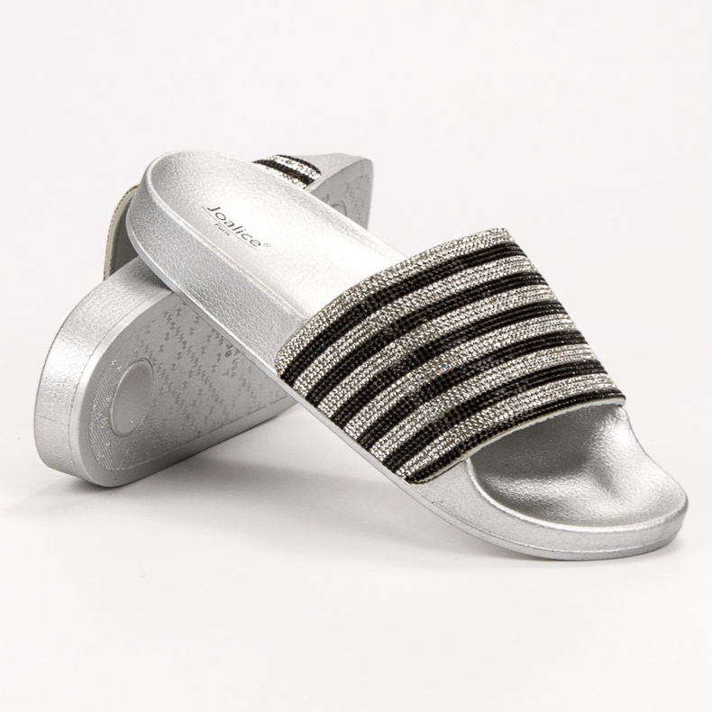 SHELOVET Zapatillas de goma negro gris 1