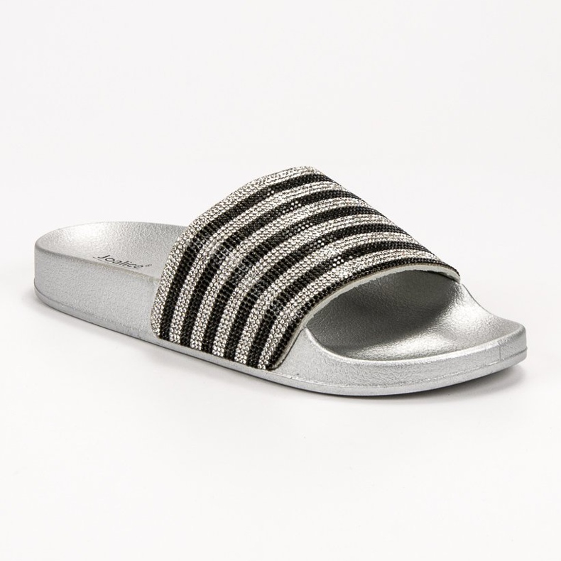 SHELOVET Zapatillas de goma negro gris 2