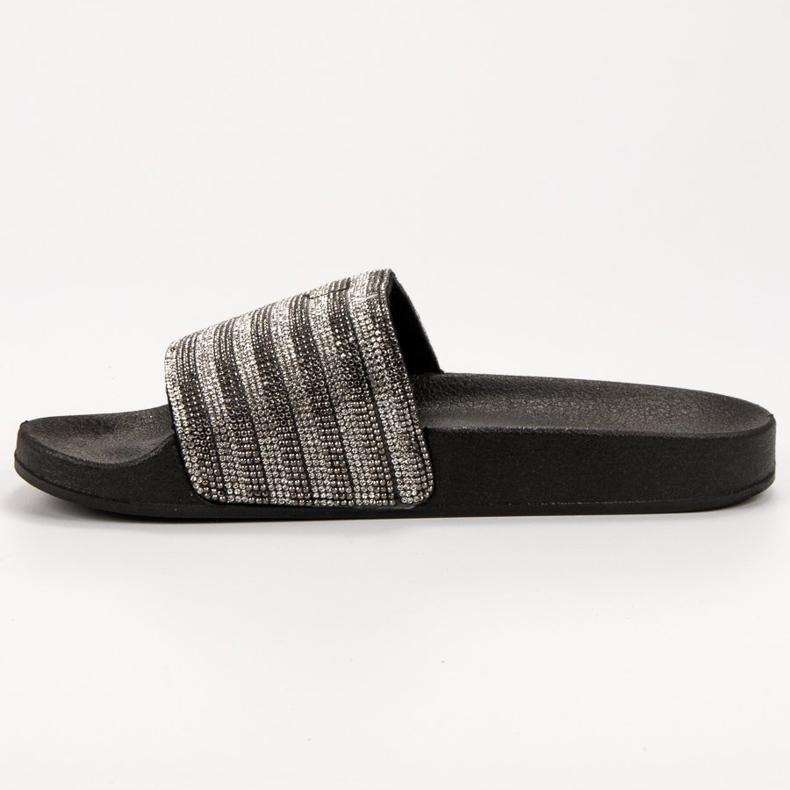 SHELOVET Zapatillas de goma negro gris 1