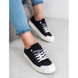 SHELOVET Zapatillas Negras negro 2