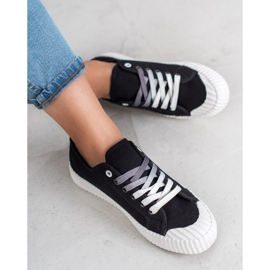 SHELOVET Zapatillas Negras negro 3