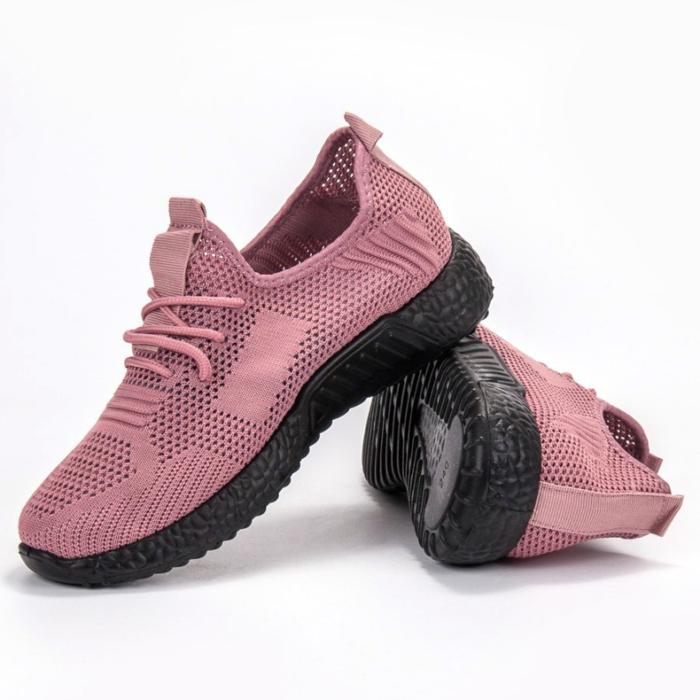 SHELOVET Calzado deportivo calado rosa 1