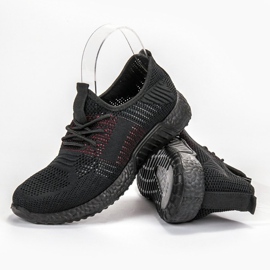 SHELOVET Calzado deportivo calado negro 3