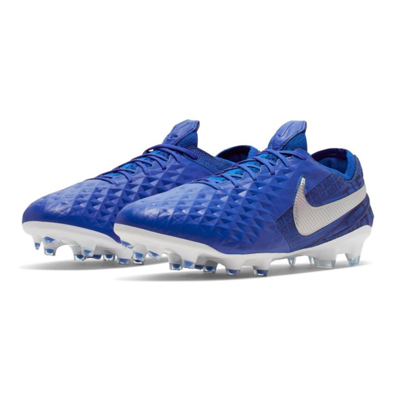 Botas de fútbol Nike Legend 8 Elite Fg M AT5293-414 azul azul 1