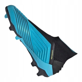 Botas de fútbol adidas Predator 19+ Fg Jr G25788 azul azul 2 Botas de fútbol adidas Predator 19+ Fg Jr G25788 azul azul 2