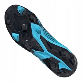 Botas de fútbol adidas Predator 19+ Fg Jr G25788 azul azul 3
