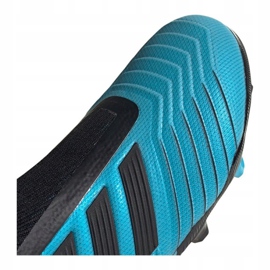 Botas de fútbol adidas Predator 19+ Fg Jr G25788 azul azul 4