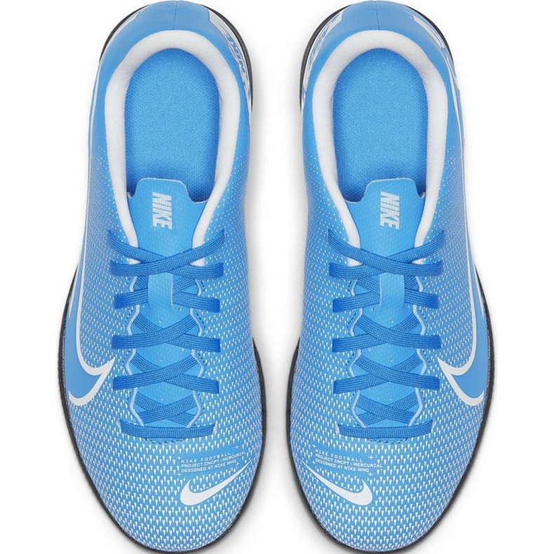 Zapatillas de fútbol Nike Mercurial Vapor 13 Club Ic Jr AT8169-414 azul azul 2 Zapatillas de fútbol Nike Mercurial Vapor 13 Club Ic Jr AT8169-414 azul azul 2