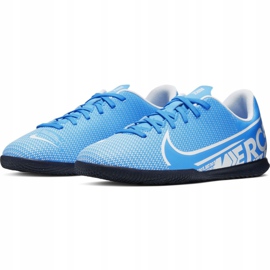 Zapatillas de fútbol Nike Mercurial Vapor 13 Club Ic Jr AT8169-414 azul azul 3