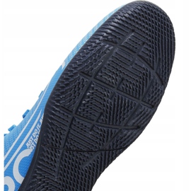 Zapatillas de fútbol Nike Mercurial Vapor 13 Club Ic Jr AT8169-414 azul azul 5