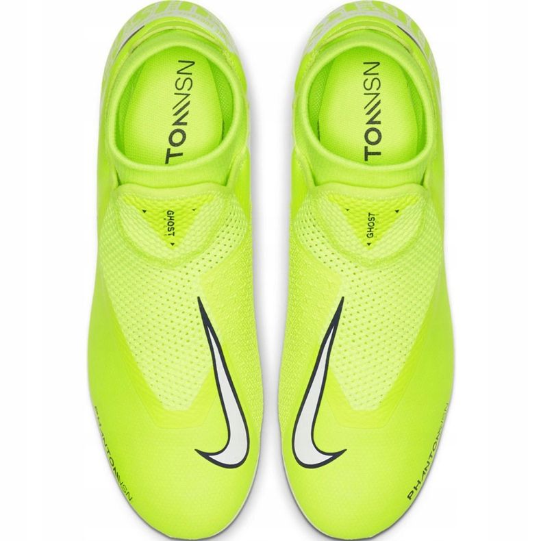 Zapatos de fútbol Nike Phantom Vsn Academy Df FG / MG M AO3258-717 rosa amarillo 1