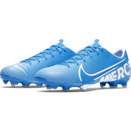 Zapatos de fútbol Nike Mercurial Vapor 13 Academy FG / MG M AT5269-414 azul azul 3