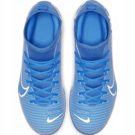 Zapatillas de fútbol Nike Mercurial Superfly 7 Club FG / MG Jr AT8150-414 azul azul 1 Zapatillas de fútbol Nike Mercurial Superfly 7 Club FG / MG Jr AT8150-414 azul azul 1