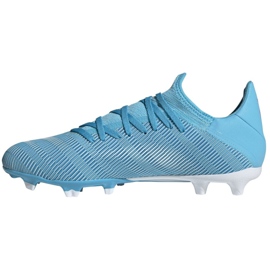 Botas de fútbol adidas X 19.3 Fg M F35383 gris azul 1