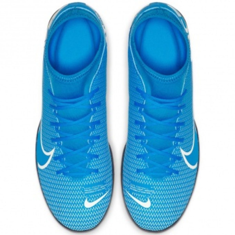 Zapatos de interior Nike Mercurial Superfly 7 Club Ic M AT7979-414 azul azul 1