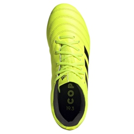Botas de fútbol adidas Copa 19.3 Fg Jr F35466 amarillo amarillo 2