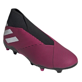 Botas de fútbol adidas Nemeziz 19.3 Ll Fg M EF0372 rosado multicolor 3
