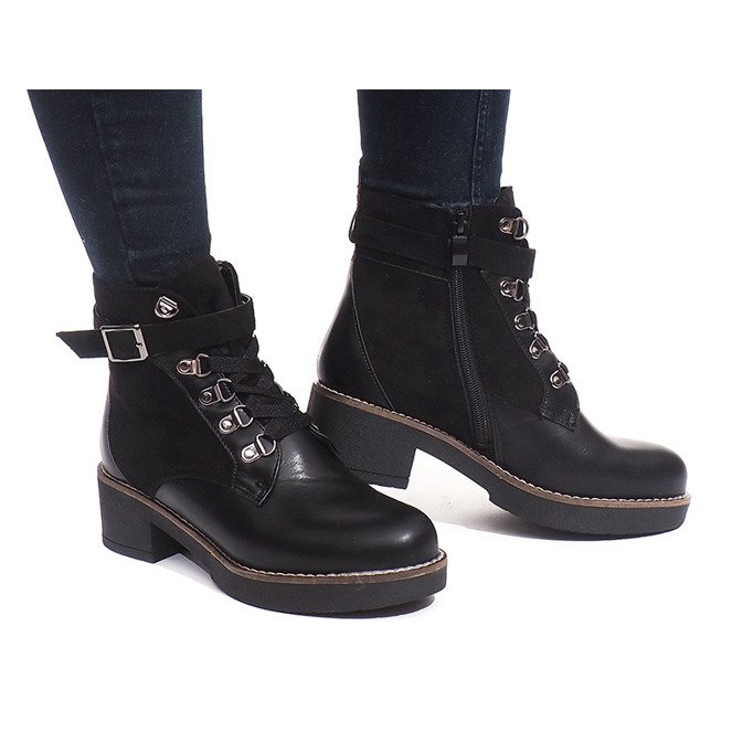 Botas cálidas Workers K-4 Black negro 1