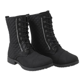 Botas negras acolchadas B01 negro 2