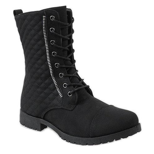 Botas negras acolchadas B01 negro 1
