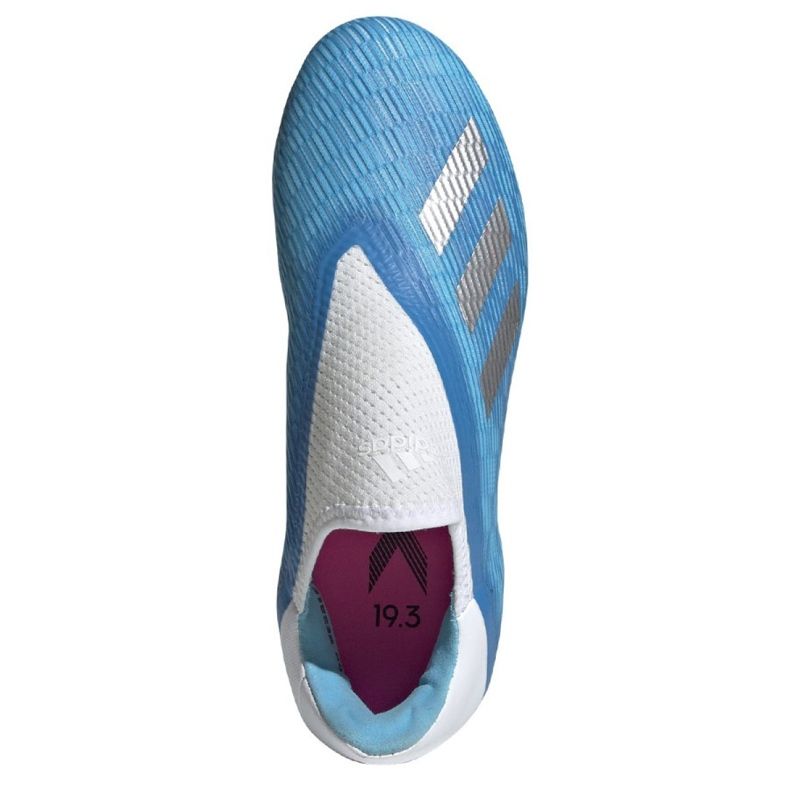 Botas de fútbol adidas X 19.3 Ll Fg Jr EF9114 azul azul 2