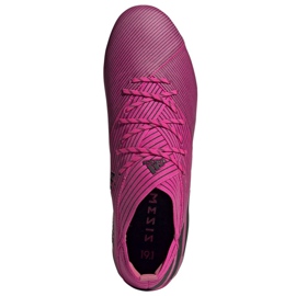 Botas de fútbol adidas Nemeziz 19.1 Sg M F99838 rosa rosa 2