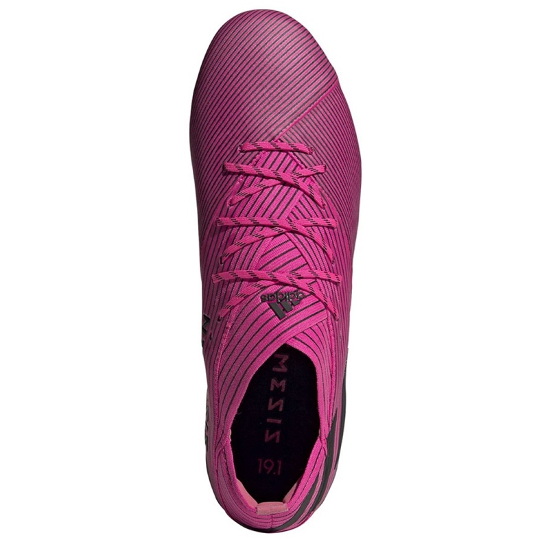 Botas de fútbol adidas Nemeziz 19.1 Sg M F99838 rosa rosa 2