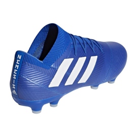 Botas de fútbol adidas Nemeziz 18.2 Fg M DB2092 azul azul 2