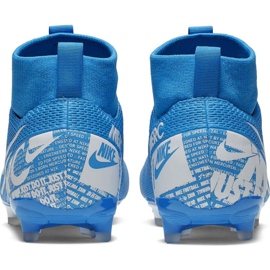 Zapatillas de fútbol Nike Mercurial Superfly 7 Academy FG / MG Jr AT8120 414 azul 2 Zapatillas de fútbol Nike Mercurial Superfly 7 Academy FG / MG Jr AT8120 414 azul 2