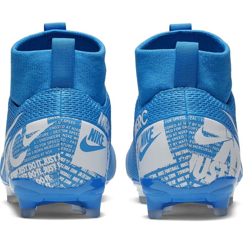 Zapatillas de fútbol Nike Mercurial Superfly 7 Academy FG / MG Jr AT8120 414 azul 2 Zapatillas de fútbol Nike Mercurial Superfly 7 Academy FG / MG Jr AT8120 414 azul 2