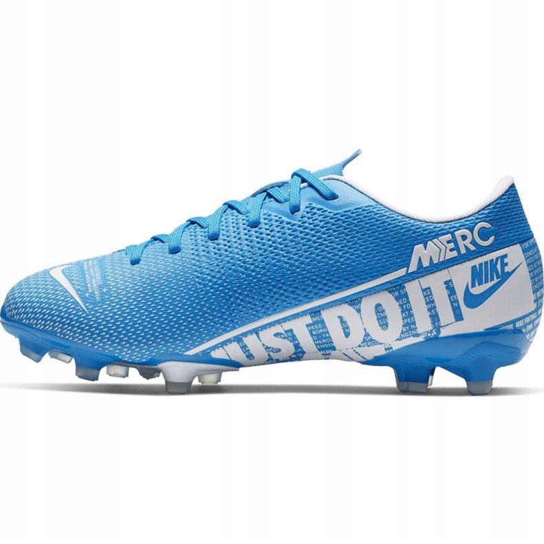 Zapatillas de fútbol Nike Mercurial Vapor 13 Academy FG / MG Jr AT8123 414 azul 2