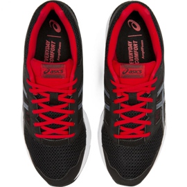 Asics Gel Contend 5 M 1011A256 005 negro rojo zapatos 1 Asics Gel Contend 5 M 1011A256 005 negro rojo zapatos 1