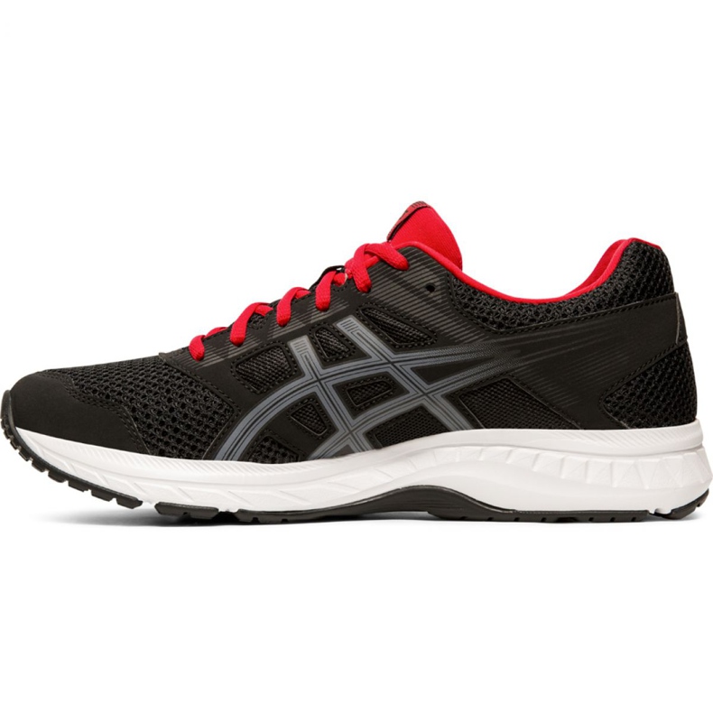 Asics Gel Contend 5 M 1011A256 005 negro rojo zapatos 2