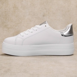 SHELOVET Calzado deportivo de moda blanco 5