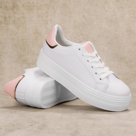 SHELOVET Calzado deportivo de moda blanco 1